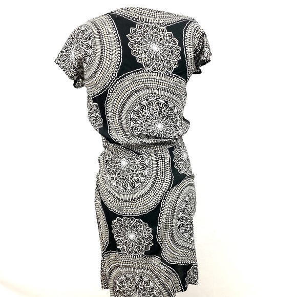 Banana Republic, Black & Tan Dress, Size XS - Picture 3 of 5